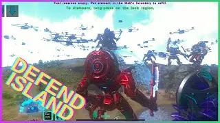 ARK ULTIMATE MOBILE | Alpha hacker team try to raid my island base 