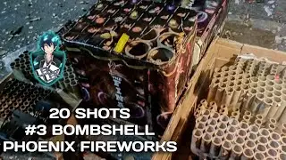 20 Shots #3 Bombshell by Phoenix Fireworks, Manila, Philippines, New Year's Eve 2022 - 2023