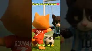 #RonaldoCat#MessiCat#CatVsCat#GoalieCat#KickingGoals#FootballCats#SoccerInStyle#AnimationGoa