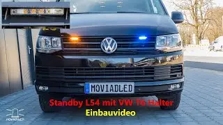 Standby L54 LED Frontblitzer VW T6 Einbauvideo