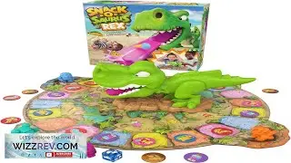 Spin Master Games Snack O Saurus Rex Interactive Dinosaur Toy for Kids Board Games