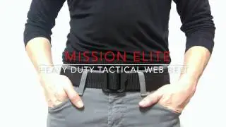 MISSION ELITE - Heavy Duty Tactical Web Belt