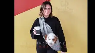New Hand-woven Dog and Cat Sling carrier by Walking Palm