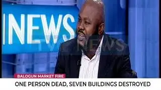 Balogun Market fire: One person dead, seven buildings destroyed