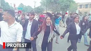 NLU: Law Students Protest, Demand Establishment of Law University in Jammu