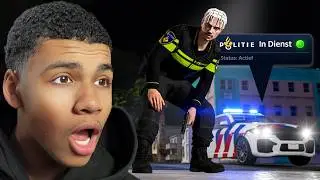 🔴IK BEN POLITIE AGENT GEWORDEN!👮‍♂️(GTA RP)