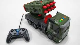 RC Simulation Heavy Truck & RC Police Car Realistic Mechanical | ASMR Video
