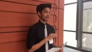 Bloomberg Arts Intern Asef Performs His Poetry