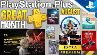 BIG PS PLUS AUGUST 2025 UPDATE - 11 GREAT PS+ EXTRA/PREMIUM Games Revealed (PlayStation Plus August)