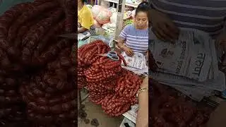 Goa Sausages| Best sausages in Mapusa #market #recipe