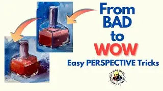 Are your Drawings OFF? Try these easy PERSPECTIVE tricks !