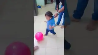 Garvit's loves playing with ball 🧿🧿 #garvit_vlogs28 #joyful #playing #ball #new #shorts #babyfun