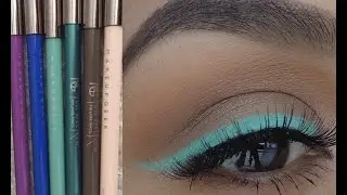 NEW Makeupgeek Full Spectrum Eyeliner Review and Swatches