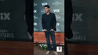 Alberto Guerra llegando al Photocall alfombra negra 'Pelotaris' Series de ViX  #albertoguerra