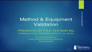 Science, Pharma and STEM Training: Equipment And Method Validation In Pharma And Laboratories