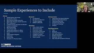 The Experiences Section for Medical, Dental, PA, and other Health Professional School Applications