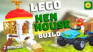 LEGO Hen House - STOP MOTION Photography - 101 pieces in less than 2 minutes!