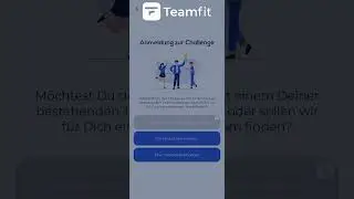 Teamfit: Neues Team erstellen