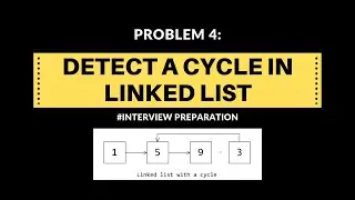 Problem 4: Detect a Cycle in #LinkedList #StayHome #StaySafe #Datastructures #InterviewPreparation