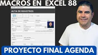 ☎ Agenda telefónica PARTE 11 - FINAL - Curso Excel VBA y Macros - Cap. 88