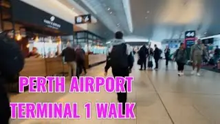 Perth Airport Terminal 1 Walk International & Domestic Arrivals  Western Australia  Oct 2025  Pt 1