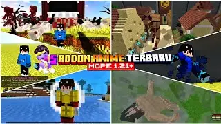 5 ADDON ANIME TERBARU YANG WAJIB KALIAN COBA!! MINECRAFT BEDROCK 1.21+
