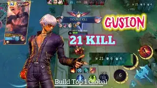 Gusion Fast Hand + 21 Kills: The Perfect Assassin Game