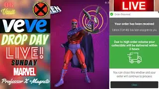 VeVe Drop Day LIVE - Professor X & Magneto MARVEL Digital Collectibles NFT Drop! New York Comic Con