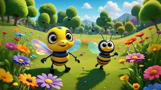 Five Bubble Bees Pop in the Sun + More Nursery Rhymes & Kids Songs