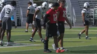 Hawaii quarterback Alejado in walking boot after ankle injury