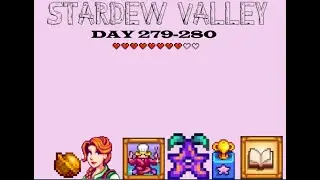 Stardew Valley day 279-280: wasting time until the moonlight jellies