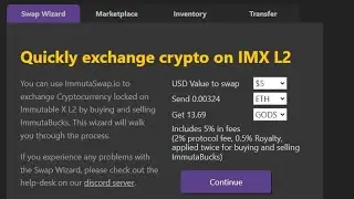Immutable's X biggest NFT app is a token swap DEX (Immutaswap)