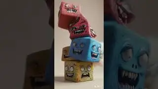 Horror-Cute Cube Tower Turns CANNIBAL! 🍴😨