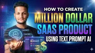 How to Create SaaS Product Using AI Text Prompts | Million Dollar Business Idea 2025