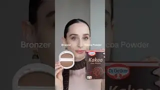 Bronzer vs. Cocoa Powder 🤎 which side won? #makeup #bronzer