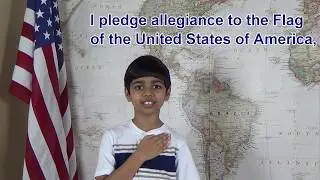 The Pledge of Allegiance to the Flag of the USA