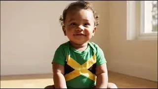 Jamaican baby that born on Independence Day🇯🇲👶😂❤️#explore #jamaica #viral #trending #subscribe #like