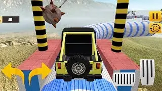 Uphill Jeep Impossible Stunt Driving Game || Impossible Jeep Stunt Game || Jeep Car Racing Gameplay