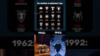 Spiderman 🕷️ logo evolution...