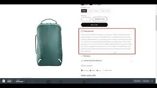 How to Set Up a Product Short Description in Mavon Shopify Theme
