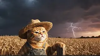 The Courageous Farmer Cat