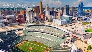 Downtown Cincinnati, Ohio | Aerial Drone Travel City Adventure Experience