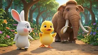 🐰🐤Roro, Dodo, and Mumu: Exploring the Magic Cave & The Mystery of the Giant Footprints 🐾