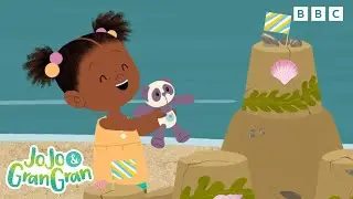 Making Sandcastles with JoJo | It's Time to Build a Sandcastle | JoJo and Gran Gran Official