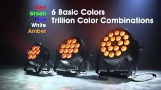 Elation Professional  Six Par Series SixPar100 SixPar200 SixPar300 LED Uplights