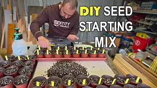 My Homemade Seed Starting Mix Recipe and Tips (Tomatoes & Peppers)