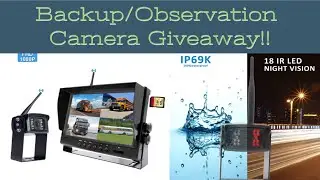RV Backup/Observation Camera Giveaway!! 1080HD, Nightvision Capable