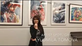 Artist Spotlight - Lyudmila Tomova - Watercolor Steampunk Painting