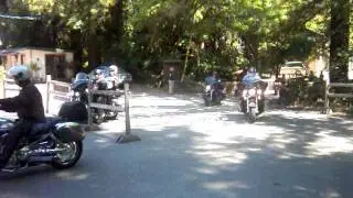 Motorcycles!  MDA camp at Westminster Woods, Occidental, CA.