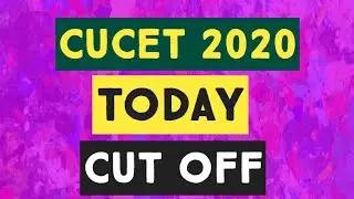 CUSB CUT OFF OUT  CUCET 2020